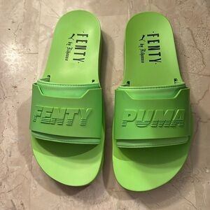 Puma Fenty Rihanna Surf Slide Unisex Shoe Green Size 6.5